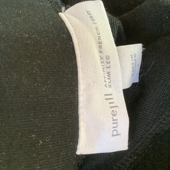 JJILL Pure JJILL affinity French Terry black pants - Picture 2 of 2